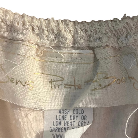 Jen’s Pirate Booty Truth Tunic Boho Cream Mini Dress - Picture 4 of 12